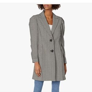Karl Lagerfeld Houndstooth Coat